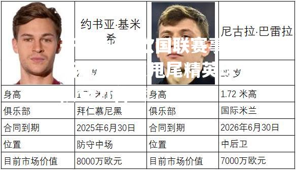 欧国联赛事新冠军热度甩尾精英球队全力备战